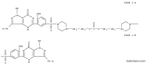 Molecular Structure of 398507-55-6 (Lodenafil carbonate)